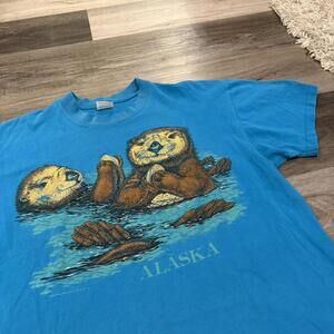 vintage otters Alaska t shirt 90s L/XL